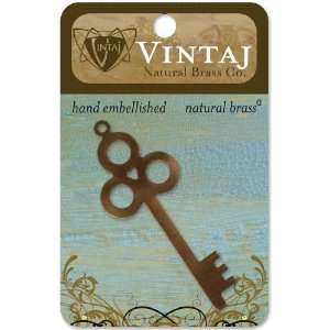   Vintaj Metal Accent 1/Pkg Primitive Key 62x24mm Arts, Crafts & Sewing