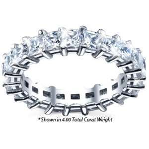  Womens Diamond Eternity Ring Princess Cut Shared Prong 