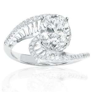    1.25 Carat 14k White Gold Princess Cut Wedding Ring Jewelry