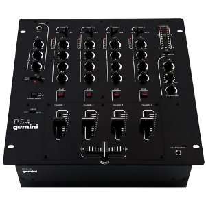    Gemini PS4 12 In 4 Channel DJ Mixer   New Musical Instruments