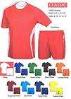 16 Soccer Team Jerseys Uniforms CENT 1265 21 kit items in SPORTYGIFTS 