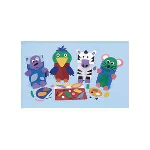  Make Your Own Animal Puppets   Kit for 12 Toys & Games