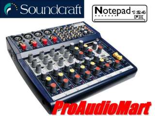   Notepad 124FX Compact 8 channel Audio Mixer New Authorized Dealer