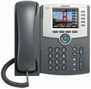 Figure 1. Cisco SPA525G2 5 Line IP Phone with Color Display