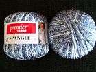 Premier Spangle fashion yarn, Sparkling Water (blues w/metallic), lot 