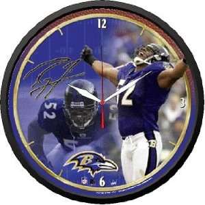  NFL Ray Lewis Ravens Logo Wall Clock *SALE*