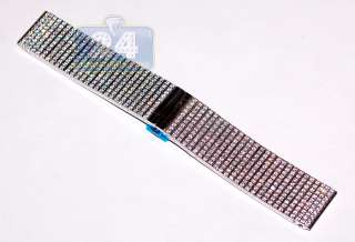   Jojo Iced CZ Stainless Steel Watch Strap Band Bracelet 24 mm  