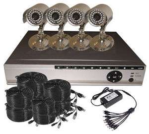 Standalone 4CH Home Surveillance Video Recorder Security CCTV DVR 