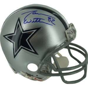   Hand Signed Autographed Dallas Cowboys Riddell Football Mini Hel
