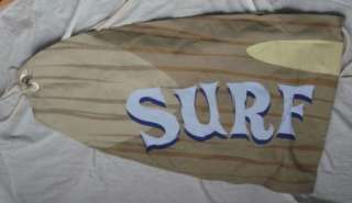 POTTERY BARN KIDS SURF LUAU BANNER SURFBOARD SHAPE  