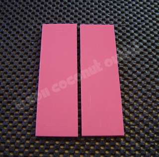 PINK G10 handle pair blanks Custom Knife grips scales composite sheet 