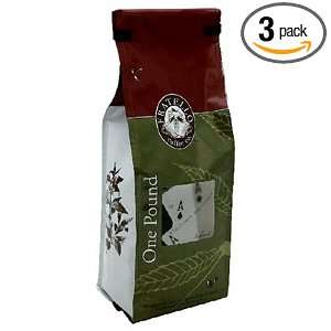 Fratello Coffee Company Black Jack Espresso Coffee, 16 Ounce Bag (Pack 