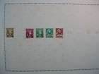 SWITZERLAND Swiss HELVETIA European STAMPS Page from Ol