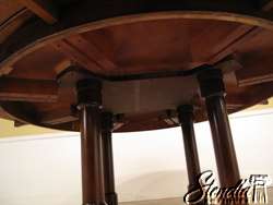 18316 Round Mahogany Expandable Dining Room Table  
