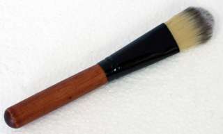 zink color cosmetics foundation brush high quality red wood handle 6 