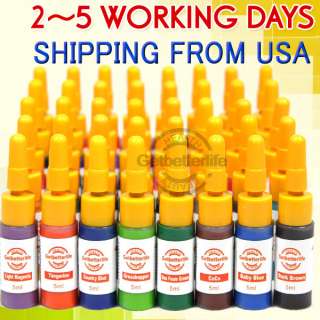   Arrival 40 Color Of Mini Colorful Tattoo Ink Pigment Set 40*5ml  