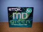 Blank Mini Disc TDK MDC80 Green NEW