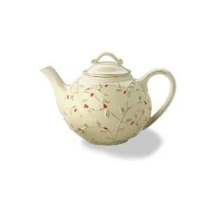  October Hill Christmas Holly Teapot