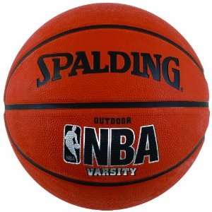 Spalding NBA Varsity Outdoor Basketball Rubber Ball for Indoor 