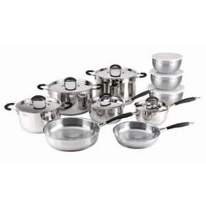 Chefs Superior Stainless steel 18 piece Cookware Set  