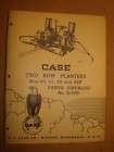 1952 CASE 40 42P SERIES ROW CORN PLANTER PARTS CATALOG