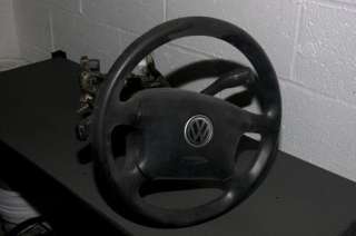 2000 VW Jetta Steering Column   Complete With Wheel, Airbag, Multi 
