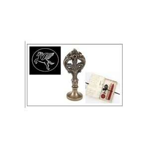  Wax Seal Stamp with Antique style handle Pegasus Symbol 