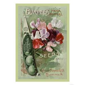 Burpees Farm Annual The Best Seeds That Grow Giclee Poster Print 