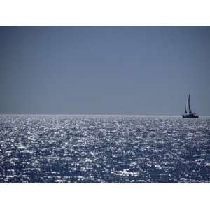  A Lone Sailboat on the Horizon in Shark Bay Photographers 