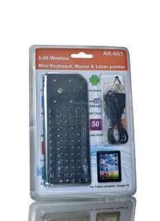 Mini 2.4G Wireless Keyboard Trackball Mouse For Tablet PC WIN7 XP 