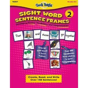  Sight Word Sentence Frames Level 2