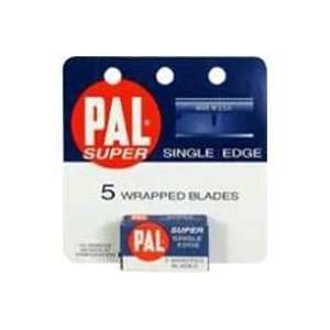  Pal Super Single Edge Wrapped Razor Blades   5 Ea 