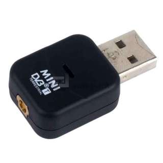 New Mini USB DVB T Digital TV Stick Tuner Receiver Recorder w/ Remote 