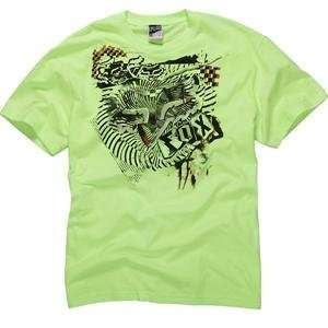   Racing Youth New Waves T Shirt   Youth Small/Glow Green Automotive