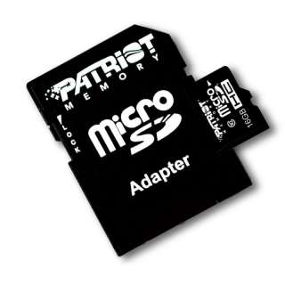 PATRIOT 16GB 16G Micro SD SDHC Card+SD Adapter Class 10  