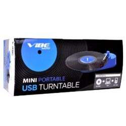   Sound VS 2006 MTS USB Mini Portable Turntable/Vinyl Archiver (Blue