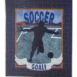  PT1433 Soccer is my Game Quilt Pattern by Bright ideas 