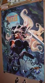 NEIL GAIMANS LADY JUSTIC COMIC BOOK COVER POSTER 1995  