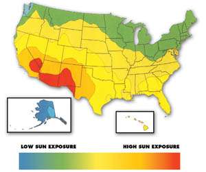 Sunforce Solar Panels are effective in areas of both high and lower