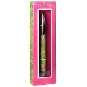 LILLY PULITZER Ballpoint Ink Pen FLOATERS nib Seahorses great gift/box 