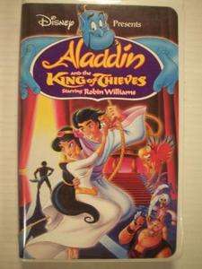   Disney Aladdin and the King of Thieves VHS Tape 786936460933  