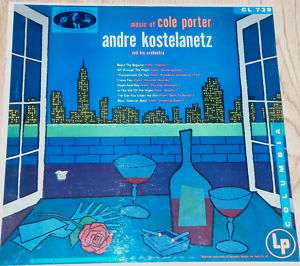 Andre Kostelanetz Music of Cole Porter Lp Music Vinyl Record Album bi1