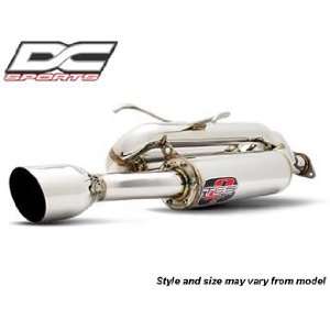  DC Sports Twin Canister Stainless Steel Cat Back Exhaust 