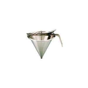 Matfer Bourgeat Stainless Steel 2 Qt Confectionary Funnel W/ 3 Nozzles 