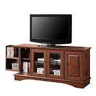 52 in. Media Storage Wood TV Console   Traditional Brown