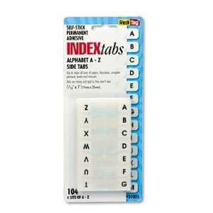  Side Mount Self Stick Plastic A Z Index Tabs 1in 