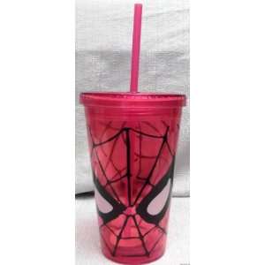   SPIDERMAN 16oz Insulated Tumbler w/ Lid & Straw 