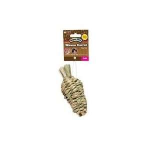  6 PACK SUPER PET NATURAL SISAL CARROT TOY, Size LARGE 