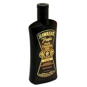  Hawaiian Tropic Dark Tanning Oil, Original 8 Fl Oz (Pack 