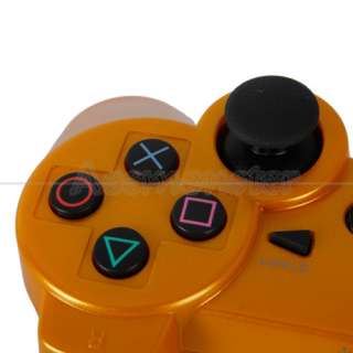 Wireless Bluetooth Controller for Sony Playstation 3 PS3 Gold Free 